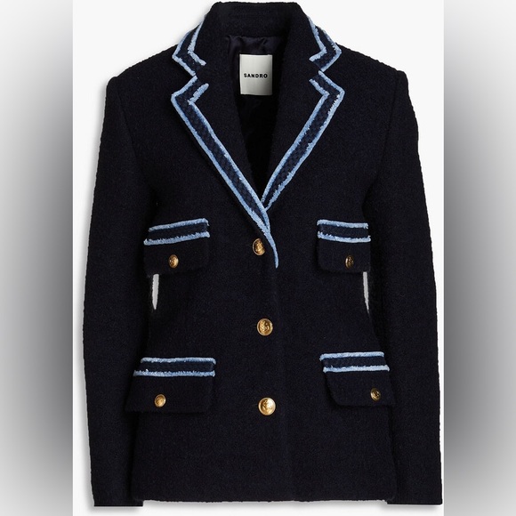 Sandro Jackets & Blazers - Sandro
Noella Contrast Trim Tweed Jacket
